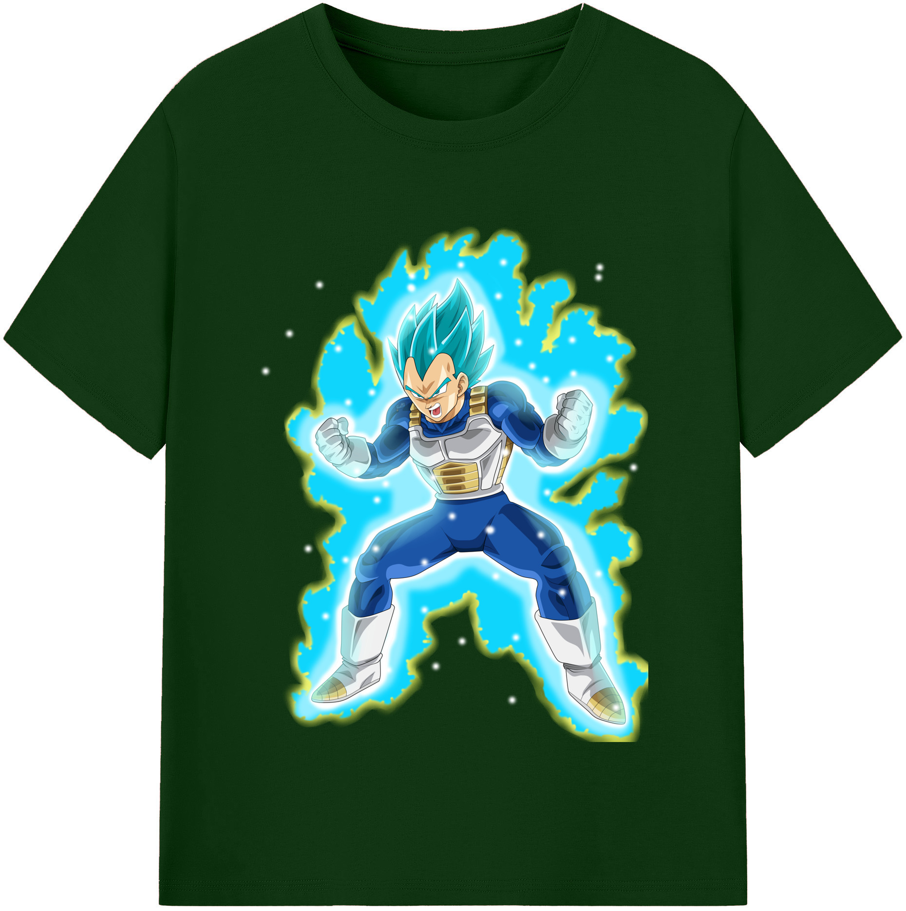 （画像用） ドラゴンボール ベジータ四世（Bejīta Yonsei）DRAGON BALL Vegeta IV 綿100％半袖Tシャツ（フロントプリント）